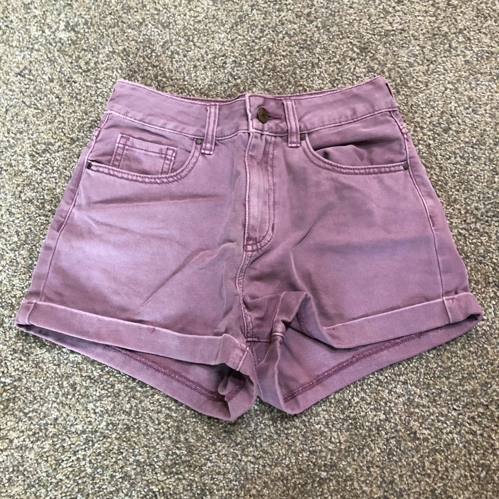 Light purple mom shorts!